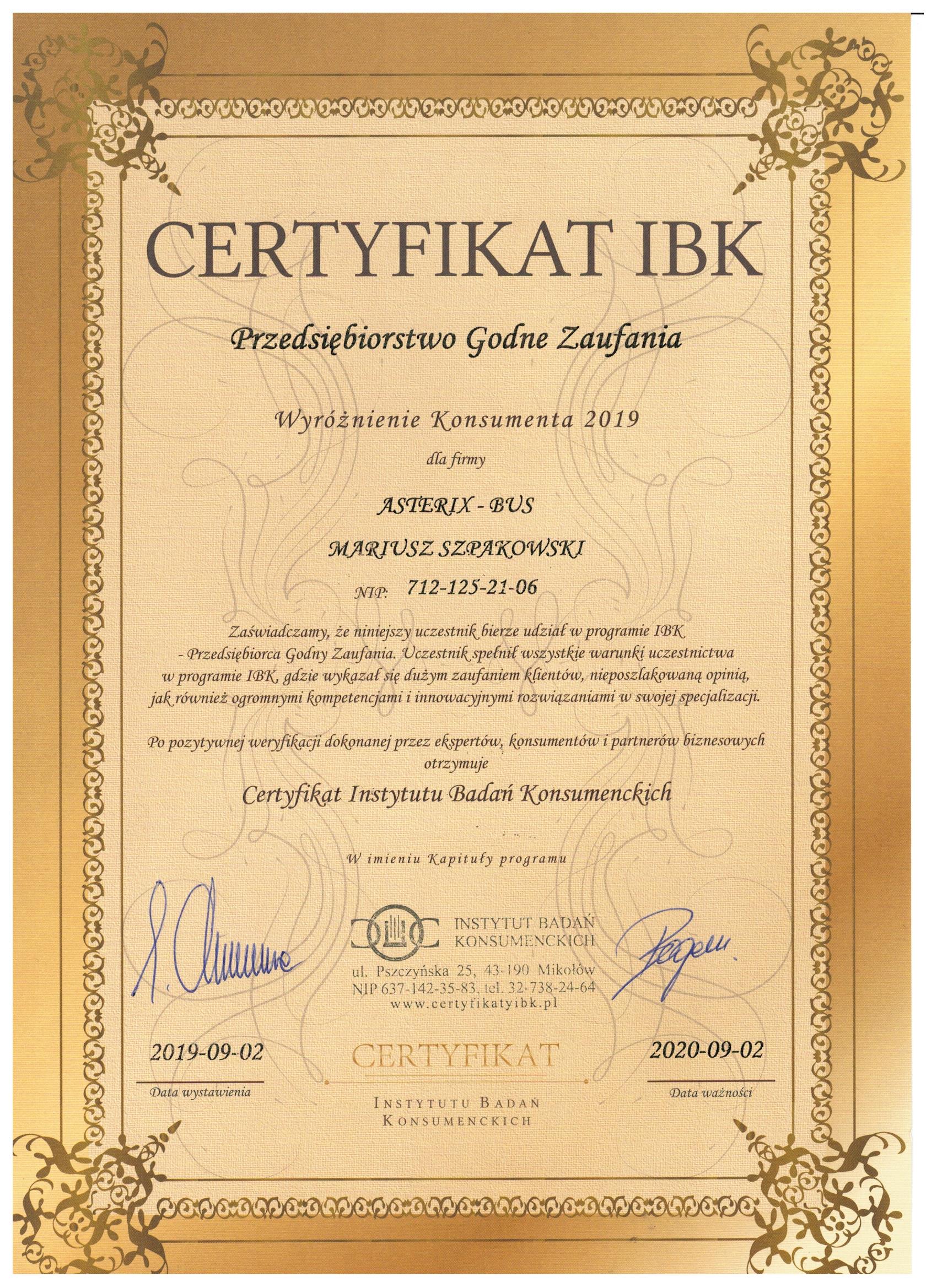 certyfikat ibk 2019 001